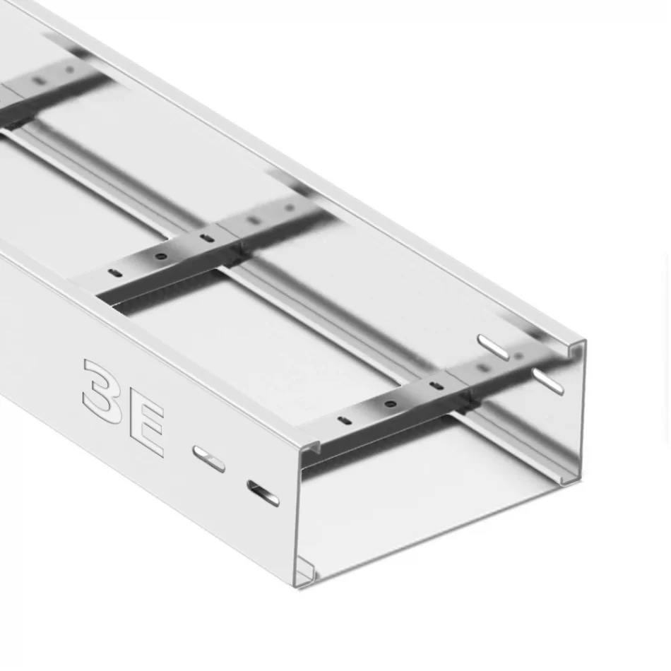 Лоток неперфорированный усиленный ЗЕ-8 300х200х9000 (S=1.5) INOX фото